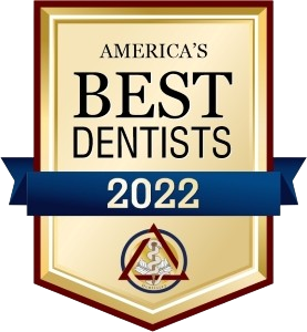 America's Best Dentist 2022 badge